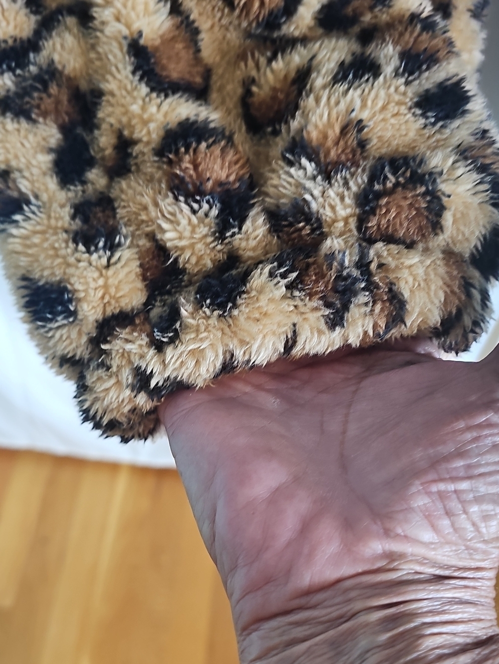 Kids Leopard Print Hooded Costume - Brown - Picture 4 of 7